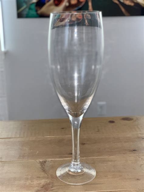 large decorative champagne glass.